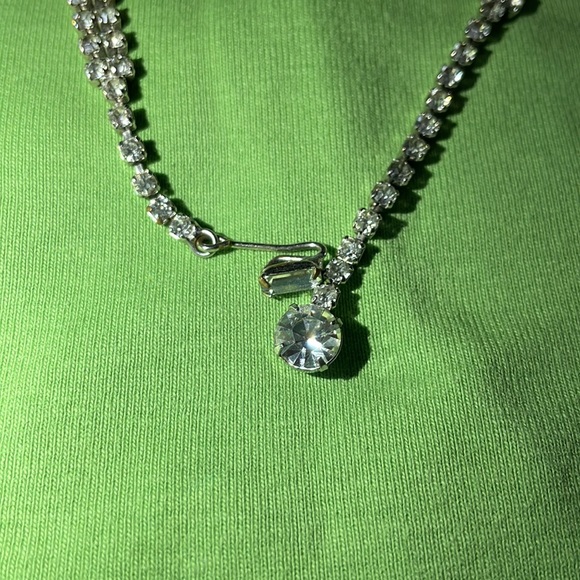 Vintage Sensational 1950’s Carolee 5 Rowed Brilliant Rhinestone Choker. - Picture 7 of 9